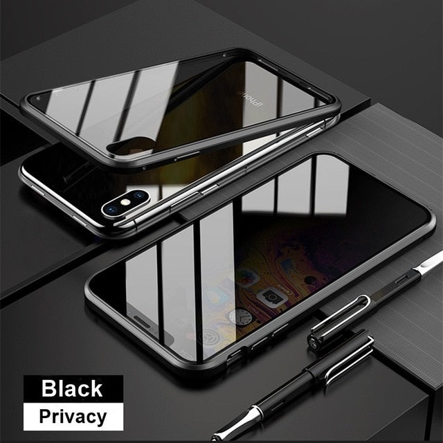 Anti-Spy Tempered Glass Iphone Case