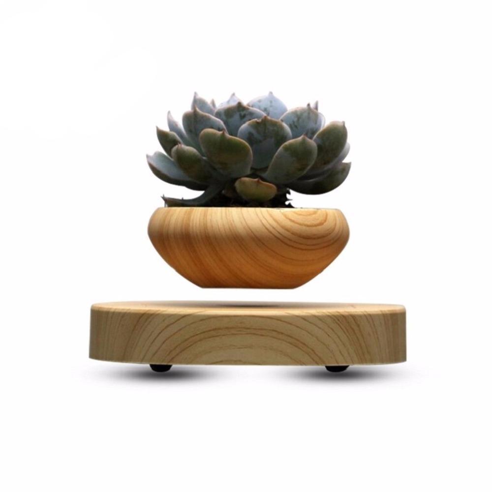 MAGNETIC LEVITATING FLOATING PLANT POT